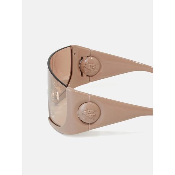 NEW!!! Etro ETROMACARON 0FWM2S Shield Sunglasses in Beige Authentic main image 8